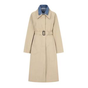 [JJ JIGOTT][JJ지고트]데님 칼라 백 슬릿 트렌치 코트 GP3A0TCJ1