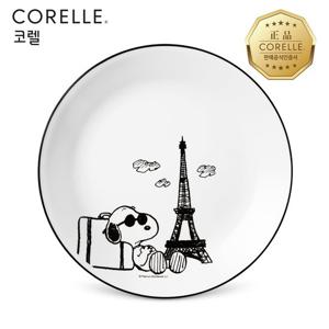 코렐 스누피앤찰리에디션 원형대접시 1P