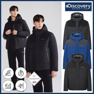 디스커버리 25년 겨울 신상 남성 베르겐 고어텍스 윈드스토퍼 구스다운 숏패딩/세미오버핏/방수/방풍/기능성캐주얼 DMDJ7K056-DXMIA