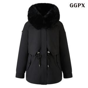 [지지피엑스]퍼카라 허리 스트링 야상 점퍼 (GPDJJ014D)