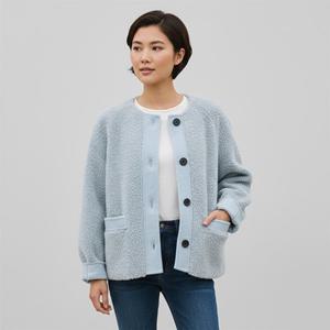 [레코브](3컬러)라운드 버튼무스탕 LC61DYMT502X