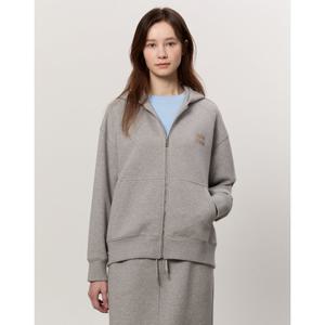 아떼 바네사브루노 여성 25SS 시즌오프 ONLINE EXCLUSIVE 그레이 로고 포인트 후드 집업 VLTS5B901G2