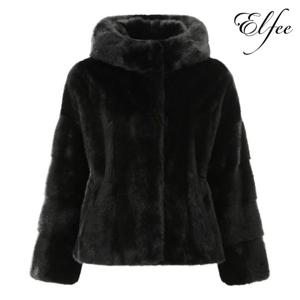 [진도] Elfee 풀스킨 휘메일 밍크 후드 자켓 (E9W3EJ15)