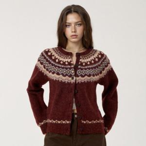 [후아유]여성 페어아일 가디건 (WHCKF4V22F)