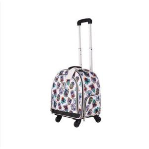 [까스텔바작]심볼 패턴 휠 트롤리백 BGEWGB701WH
