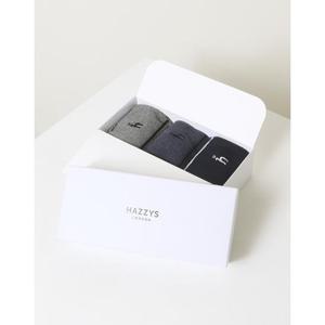 [헤지스] HJSS6E003N2_남성 스트라이프 양말 3종 세트_HI530