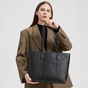 [리블리크]트로 엠보 소가죽 쇼퍼백_PB3GB013