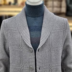 [크로커다일남성]숄 카라 자켓형 가디건 PQKC436695_SH