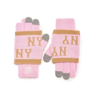 MLB키즈모자 NQK 7AGLM0136-50PKS 클래식 모노그램 니트 장갑