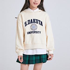 [스파오][키즈] 레터링 크롭 후드 (SPMHC49KU1-T)