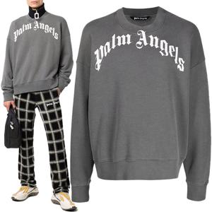 팜엔젤스 커브 로고 스웨트셔츠 PMBA026F 21FLE004 1001