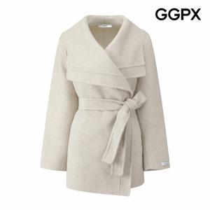[GGPX] 캐시미어 모직 스트랩 하프 코트 (GQ1CT001F)