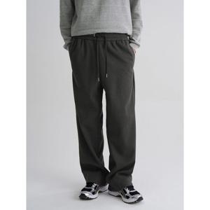 (456Z21CMF4) [에잇세컨즈] 멜란지 니트 텍스처 와이드핏 밴딩 팬츠  애쉬