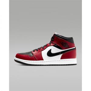 나이키 에어 조던 1 미드 신발 - 블랙짐 레드블랙 554724-069 269215 (554724-069)
