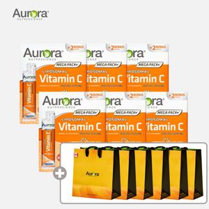 오로라 고함량 리포좀 비타민C 3,000mg (액상, 6달분)+쇼핑백6입