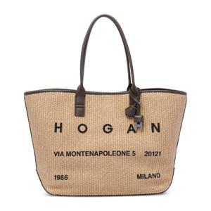 호간 베이지 로고 위빙 토트백 KBW01TA5300 UYI7E06