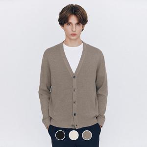 [지오다노]남성 봄 간절기 소프트 립 스판 V넥/브이넥 니트 가디건 056502