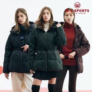 MU 25FW 여성 겨울 중량 벨티드 덕다운 1종 MU5DWJ502