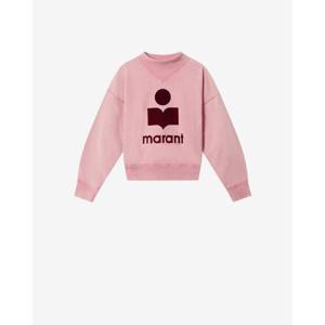 26SS 이자벨마랑 MOBY 모비 로고 스웨트셔츠 SW0003FAD1M04EBGBY BUBBLEGUM BURGUNDY DOM