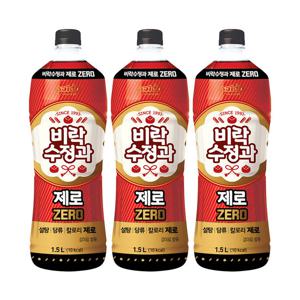 팔도 비락 수정과 제로 1.5L x3개