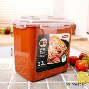 로이첸 22L ABM도매콜 참숯진공누름독 보관용기 밀폐