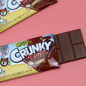 롯데웰푸드 크런키 데빌 코코넛 아몬드 코코몬드 45g