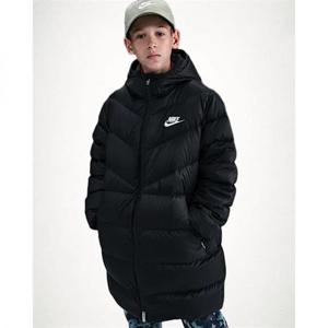 NIKE 나이키 주니어 윈드러너 다운 파카 - 블랙 IQ3183-010 1713203