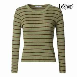 [르샵] 라운드넥 스트라이프 골지 니트 (BQ2KP001A)