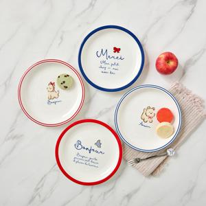 [모던하우스] 봉쥬르두부 접시 D18 4P세트