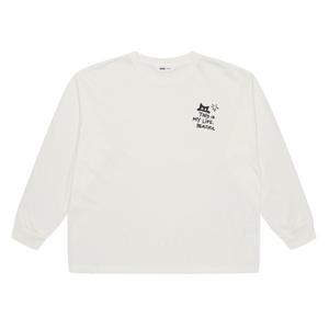 [소이][가을]캣 일러스트 바이오 싱글티 25F0481