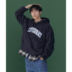 커버낫 COVERNAT [추영우 ]웜온 아치로고 플리스 후디 Charcoal CO2503HD11CH 344190