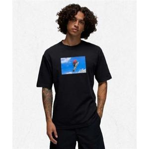 나이키 NIKE 조던 플라이트 마운틴사이드 티셔츠 M - 블랙 라이트 포토 블루 IM6509-010 2500443