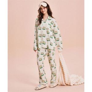 스파오 SPAO [망그러진곰] 망고미 긴팔 파자마(GR)_SPPPG23U02 SPPPG23U02 344723