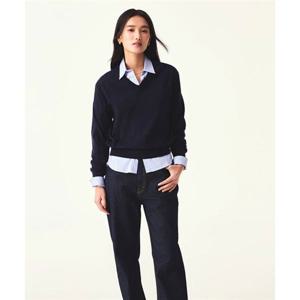 스파오 SPAO [소프트얀] 여성 브이넥 니트_SPKWG23W02 SPKWG23W02 344167