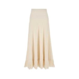 보테가베네타 롱 스커트 830441V5LQ0 9000 White