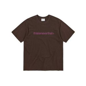 디스이즈네버댓 THISISNEVERTHAT T-Logo Tee Dark Chocolate TN253TTSST01DCO 347591