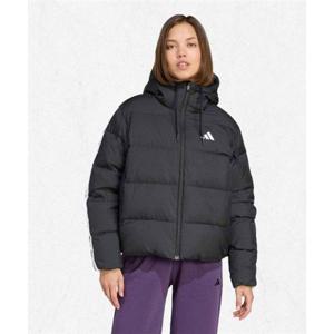 아디다스 ADIDAS 클라이마웜 3-스트라이프 푸퍼 다운 후드 재킷 - 블랙 JW3429 2532450