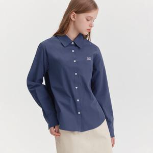 [마리끌레르] [정가89,000원] 베이직 로고 레귤러핏 코튼 셔츠(MAGASH04MNY)