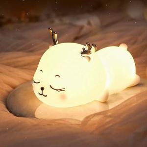 무선 애니멀 실리콘 LED 수면등 무드등 조명 KGA-07