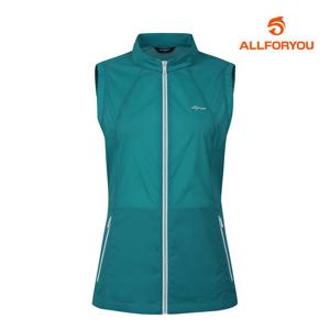 [올포유] 여성 등판 메쉬 솔리드 집업 베스트 AWQVM3491-904