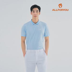 [올포유] [모델착장] 남성 카라 반집업 반팔 티셔츠 AMTPM3481-906