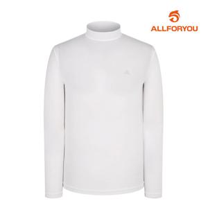 [올포유] 남성 베이직 냉감 베이스레이어 반목 티셔츠 AMTHM3171-100