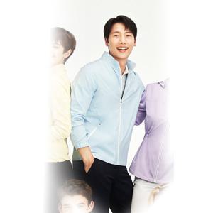 [올포유] [모델착장] 남성 지퍼 배색 포인트 점퍼 AMJUM1361-920