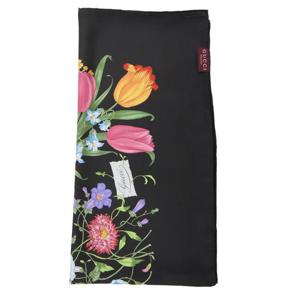 구찌 여성 블랙 실크 스카프 823486 3G001 1060