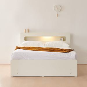 [착불] 동서가구 룸인 LED 2단 4서랍 수납침대 Q 독립매트포함 DF926714