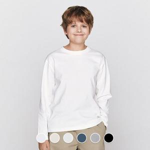 [지오다노 주니어]03026510 코튼 저지 베이직 긴팔티