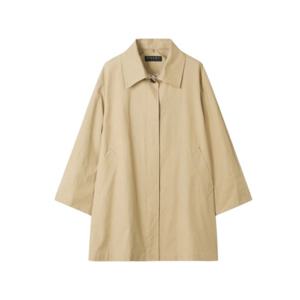 [시슬리]플래닛 소매 턴업 탈착카라 싱글 트렌치 코트 SACT40561