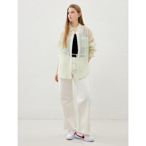 [올리브데올리브]화이트 코튼 스트레이트핏 팬츠 OH6SL282