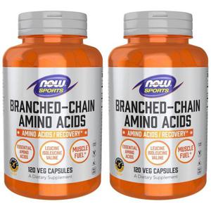 해외배송 NOW Foods 나우푸드 스포츠 BCAA 분지사슬 아미노산 베지캡슐 120정 2개