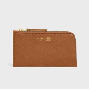 셀린느롱 지퍼 카드 지갑 카프스킨 L10082O54.GHD1